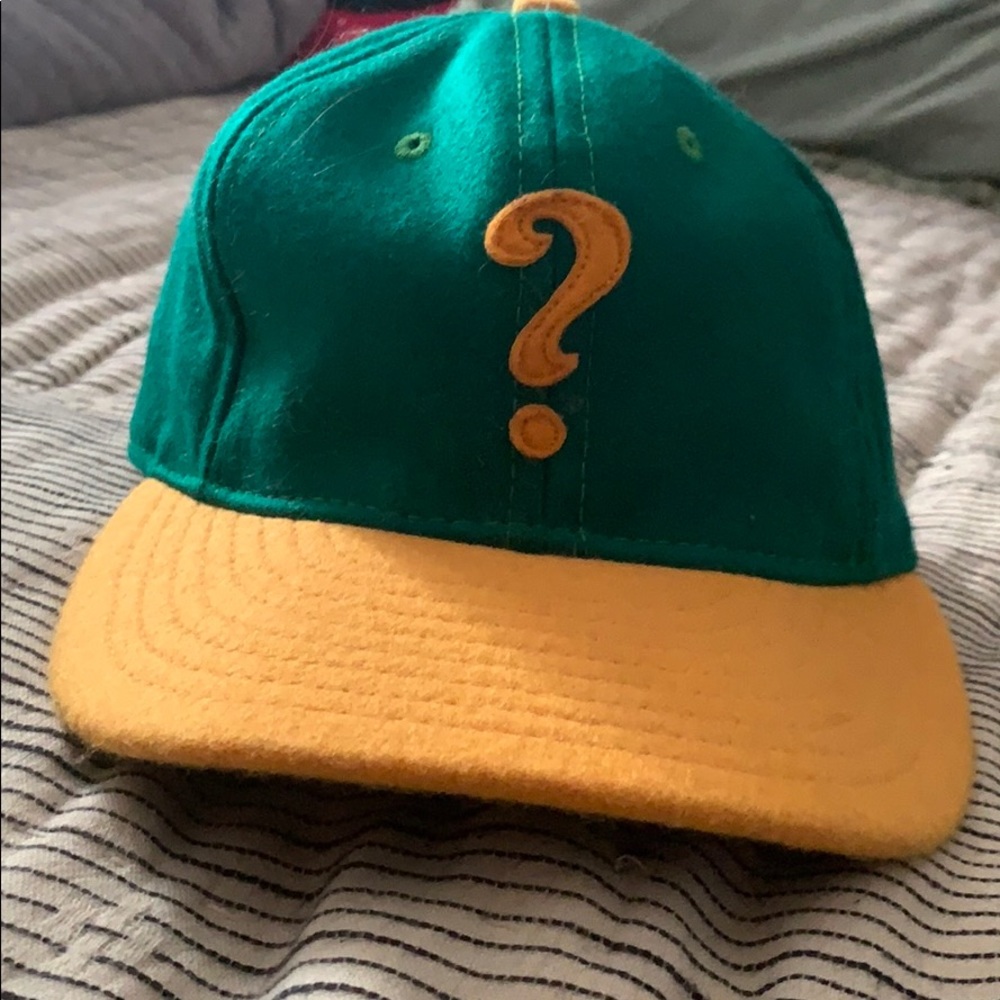 Ebbet’s Field Flannels Question Mark Hat Green Cap